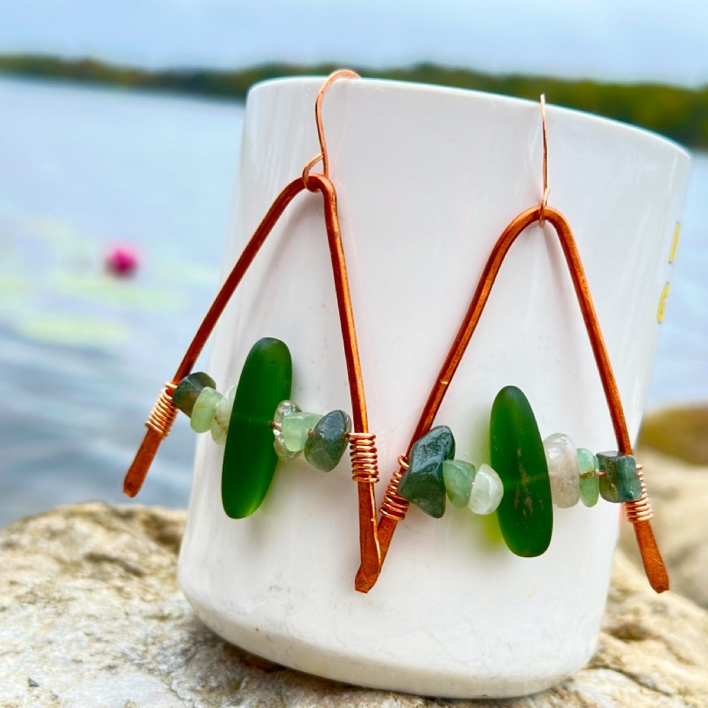 Boho handmade earrings